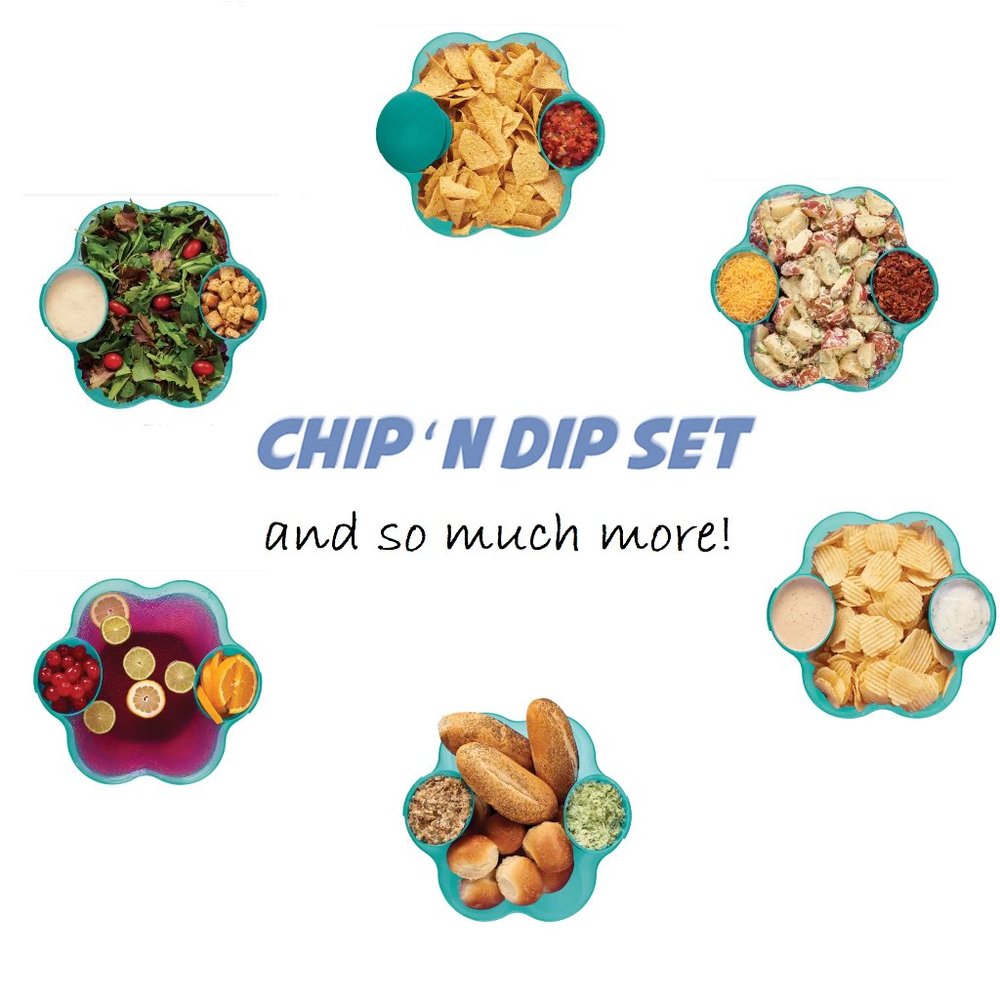Tupperware Chip 'N Dip Set - Picture 3 of 3